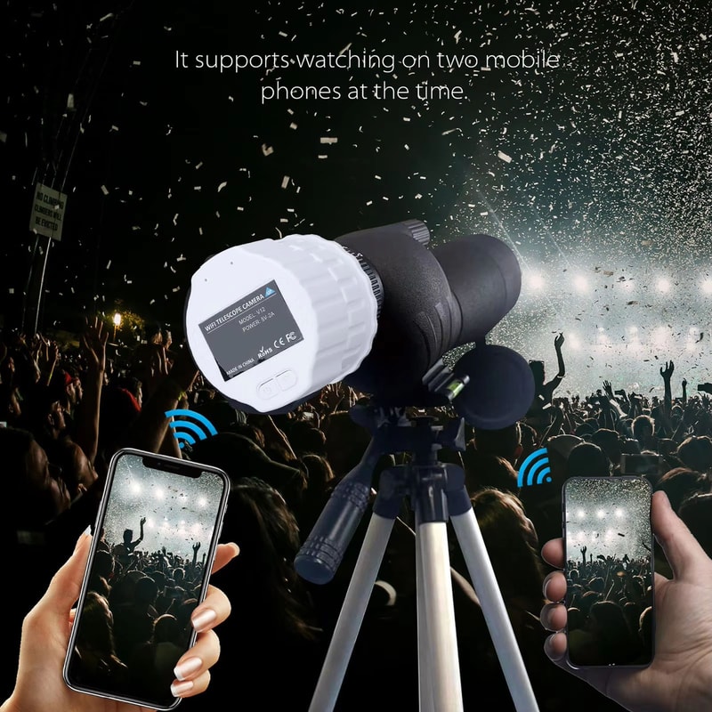 4MP WiFi Telescope Eyepiece Camera Wireless Digital Eyepiece For 118197in Sighting Telescopes 3