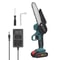21V 6 Inch Cordless Mini Chainsaw OneHand Electric Pruning Saw For Garden Orchard 7
