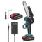 21V 6 Inch Cordless Mini Chainsaw OneHand Electric Pruning Saw For Garden Orchard 8