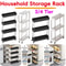 Bathroom Storage Rack With Wheels 34 Tier Slim Rolling Utility Cart For Bathroom Kitchen Living R 0