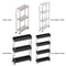 Bathroom Storage Rack With Wheels 34 Tier Slim Rolling Utility Cart For Bathroom Kitchen Living R 3