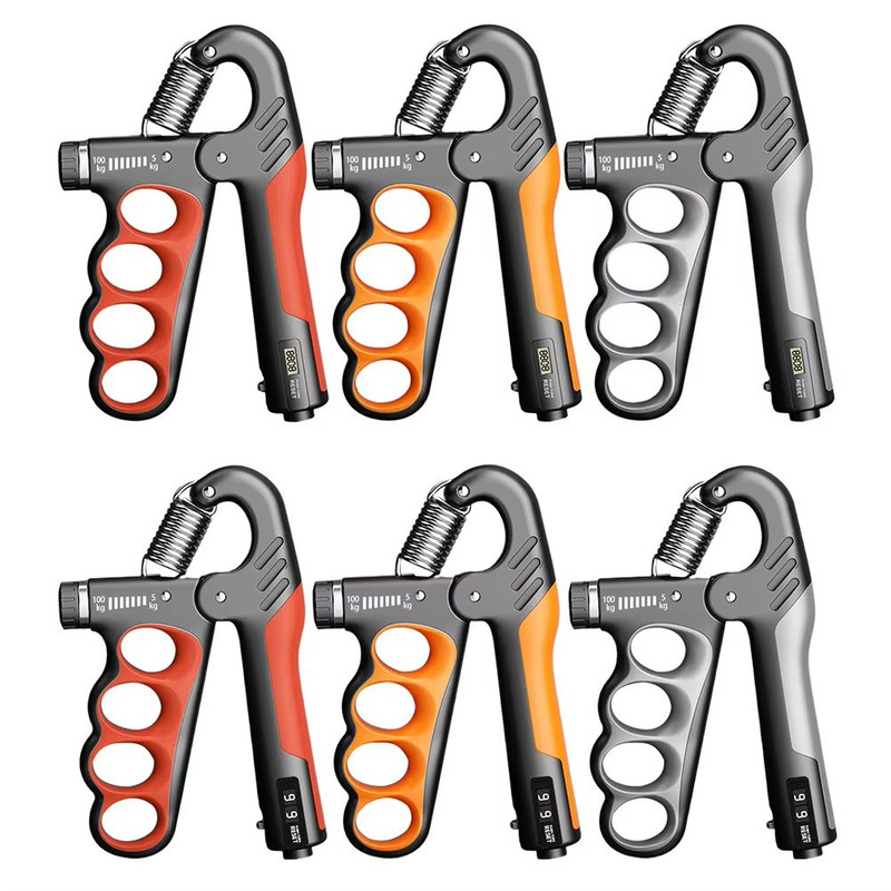 Adjustable Hand Grip Strengthener 11220 Lb NonSlip Grip Trainer For Fitness Music Injury Recovery 0
