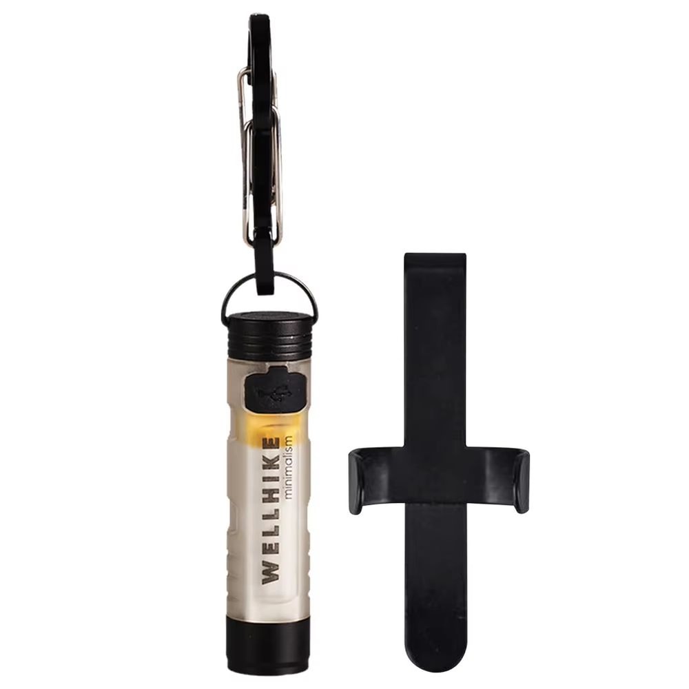 LED Magnetic Pocket Work Light Small Handheld Flashlight With Hook TypeC Charging 9