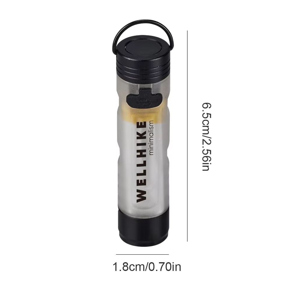 LED Magnetic Pocket Work Light Small Handheld Flashlight With Hook TypeC Charging 5