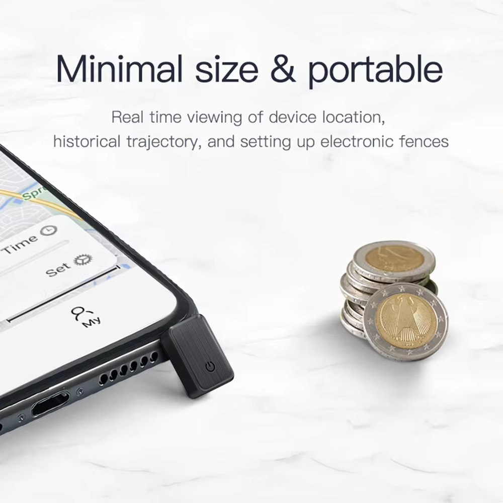 Mini Magnetic GPS Tracker RealTime AntiTheft Location Tracker For Car Pet Valuables SIMBased 1