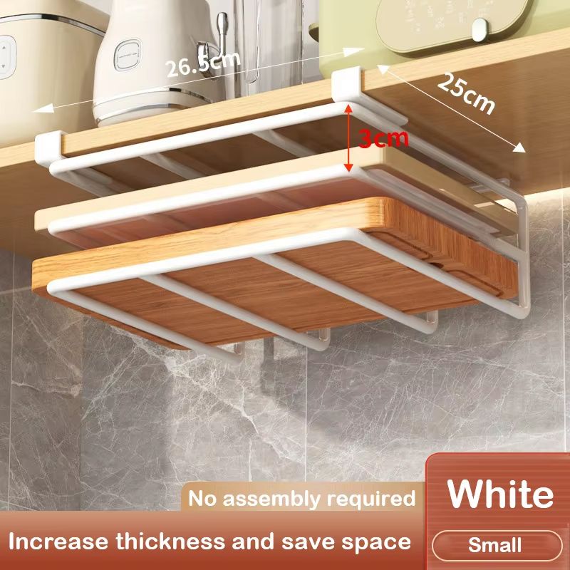 UnderCabinet Basket Storage Shelf Cutting Board Rack For Kitchen Home Organisers 17