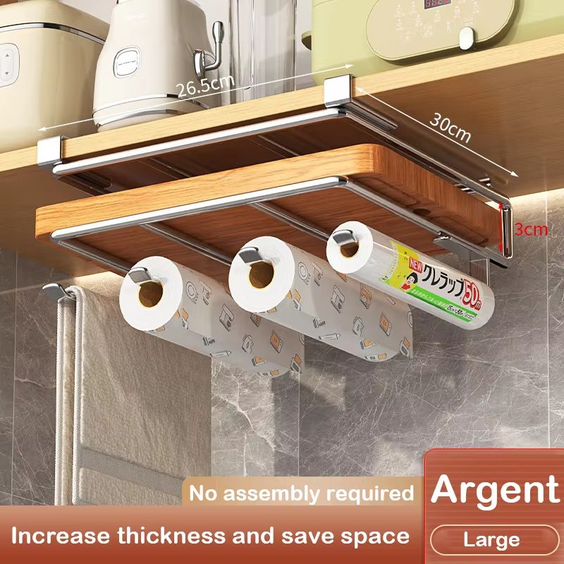 UnderCabinet Basket Storage Shelf Cutting Board Rack For Kitchen Home Organisers 9