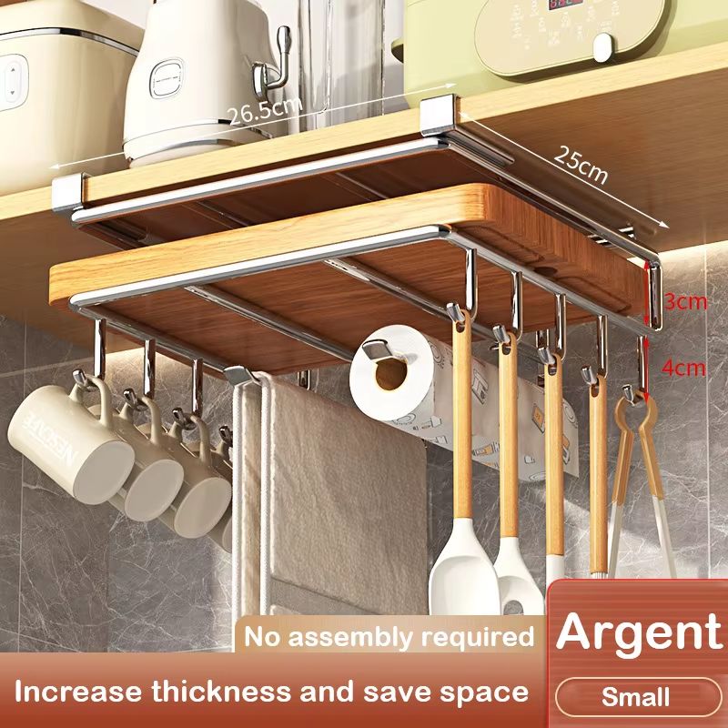 UnderCabinet Basket Storage Shelf Cutting Board Rack For Kitchen Home Organisers 22