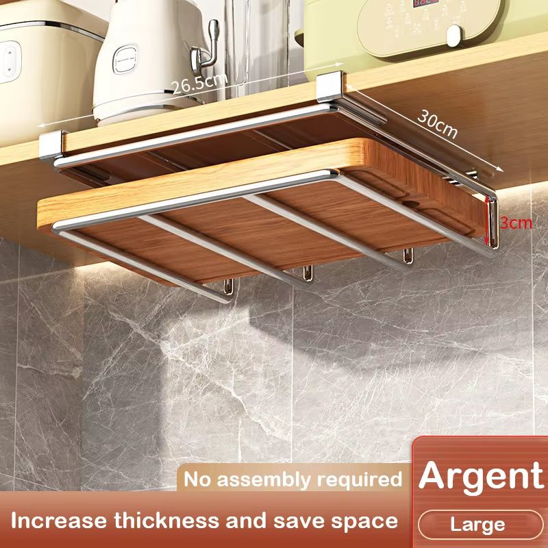 UnderCabinet Basket Storage Shelf Cutting Board Rack For Kitchen Home Organisers 25