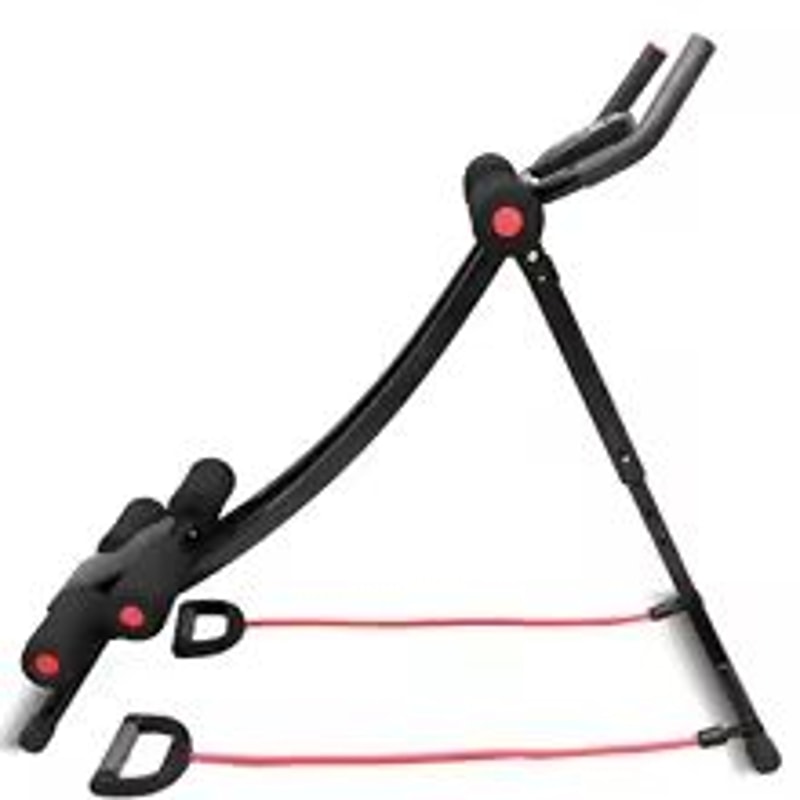 DualTrack Adjustable Height Ab Crunch Machine 4