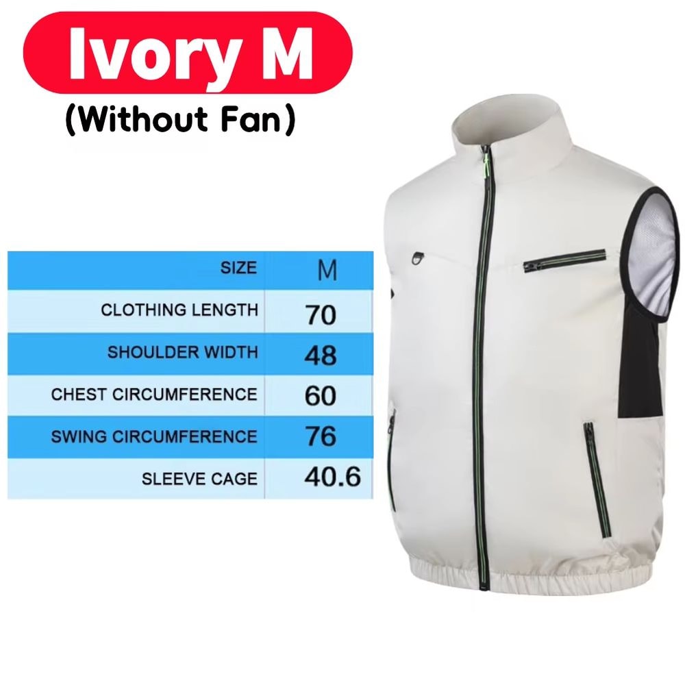 Wearable Cooling Vest With Dual Ice Fans For Outdoor Work And Extreme Heat 10