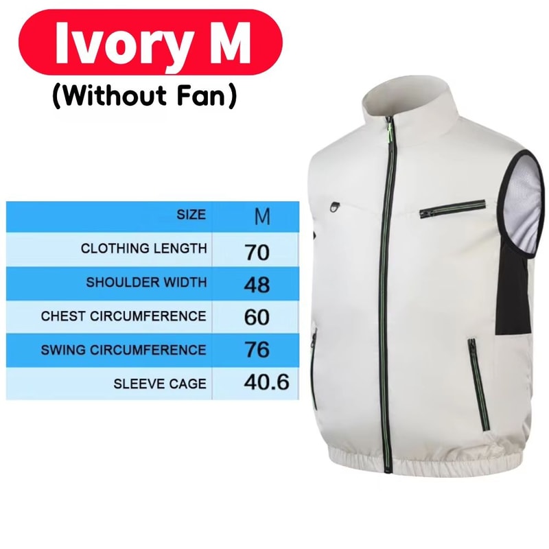 Wearable Cooling Vest With Dual Ice Fans For Outdoor Work And Extreme Heat 10