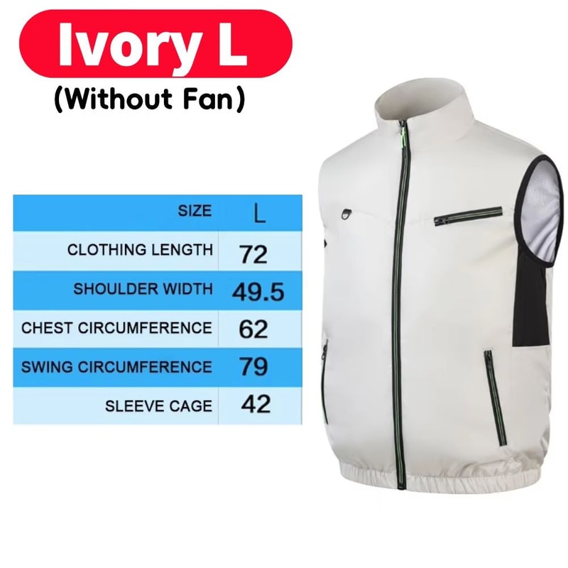 Wearable Cooling Vest With Dual Ice Fans For Outdoor Work And Extreme Heat 11