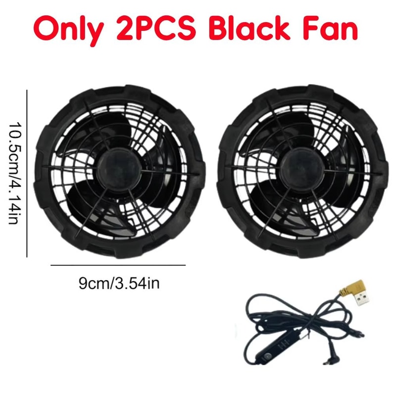 Wearable Cooling Vest With Dual Ice Fans For Outdoor Work And Extreme Heat 13