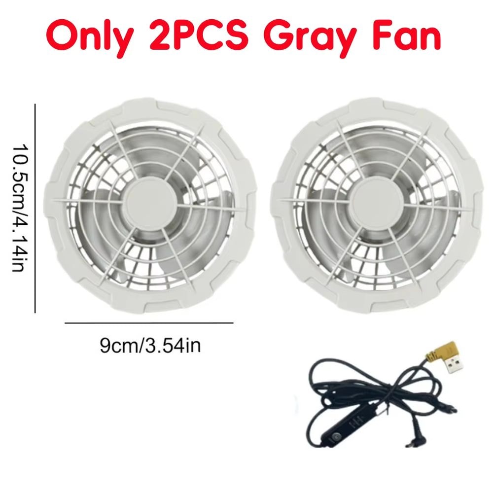 Wearable Cooling Vest With Dual Ice Fans For Outdoor Work And Extreme Heat 14