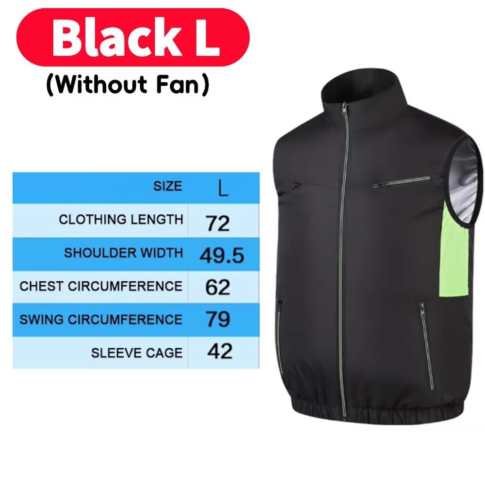 Wearable Cooling Vest With Dual Ice Fans For Outdoor Work And Extreme Heat 8