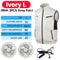 Wearable Cooling Vest With Dual Ice Fans For Outdoor Work And Extreme Heat 23
