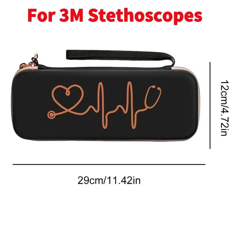Hard EVA Stethoscope Carrying Case For Littmann Cardiology III Travel And Storage 7