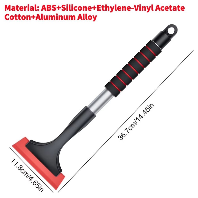 2 In 1 Extendable Ice Scraper And Retractable Snow Remover For Windshields 9