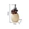 Cute Dinosaur Reusable Liquid Soap Dispenser With Leak Proof Pump For Bathroom And Vanity Use 12