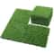 Interlocking Artificial Grass Turf Tiles 12x12in For Garden And Outdoor Decor 0