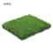 Interlocking Artificial Grass Turf Tiles 12x12in For Garden And Outdoor Decor 1