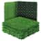 Interlocking Artificial Grass Turf Tiles 12x12in For Garden And Outdoor Decor 4