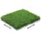Interlocking Artificial Grass Turf Tiles 12x12in For Garden And Outdoor Decor 5