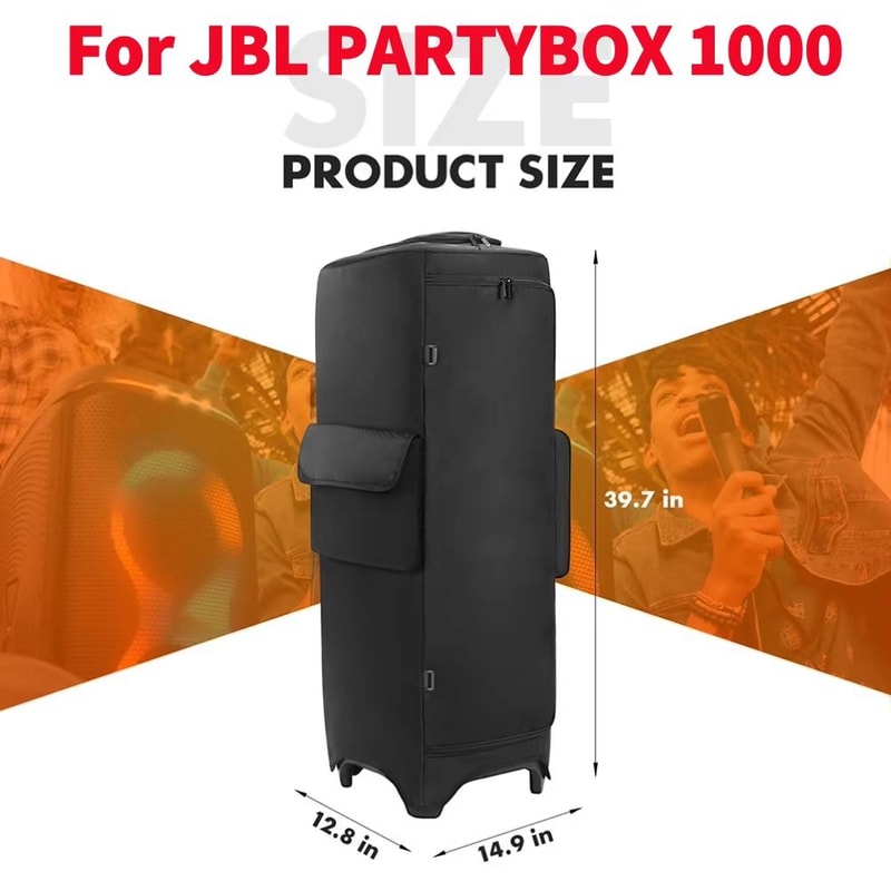 Waterproof Oxford Cloth Carrying Case For JBL PartyBox Portable Speakers 13