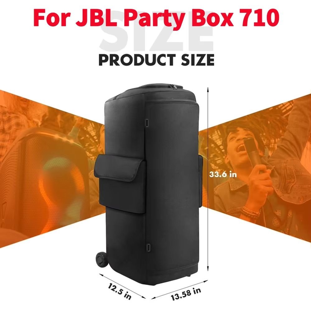 Waterproof Oxford Cloth Carrying Case For JBL PartyBox Portable Speakers 14