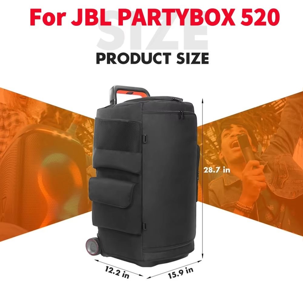 Waterproof Oxford Cloth Carrying Case For JBL PartyBox Portable Speakers 15