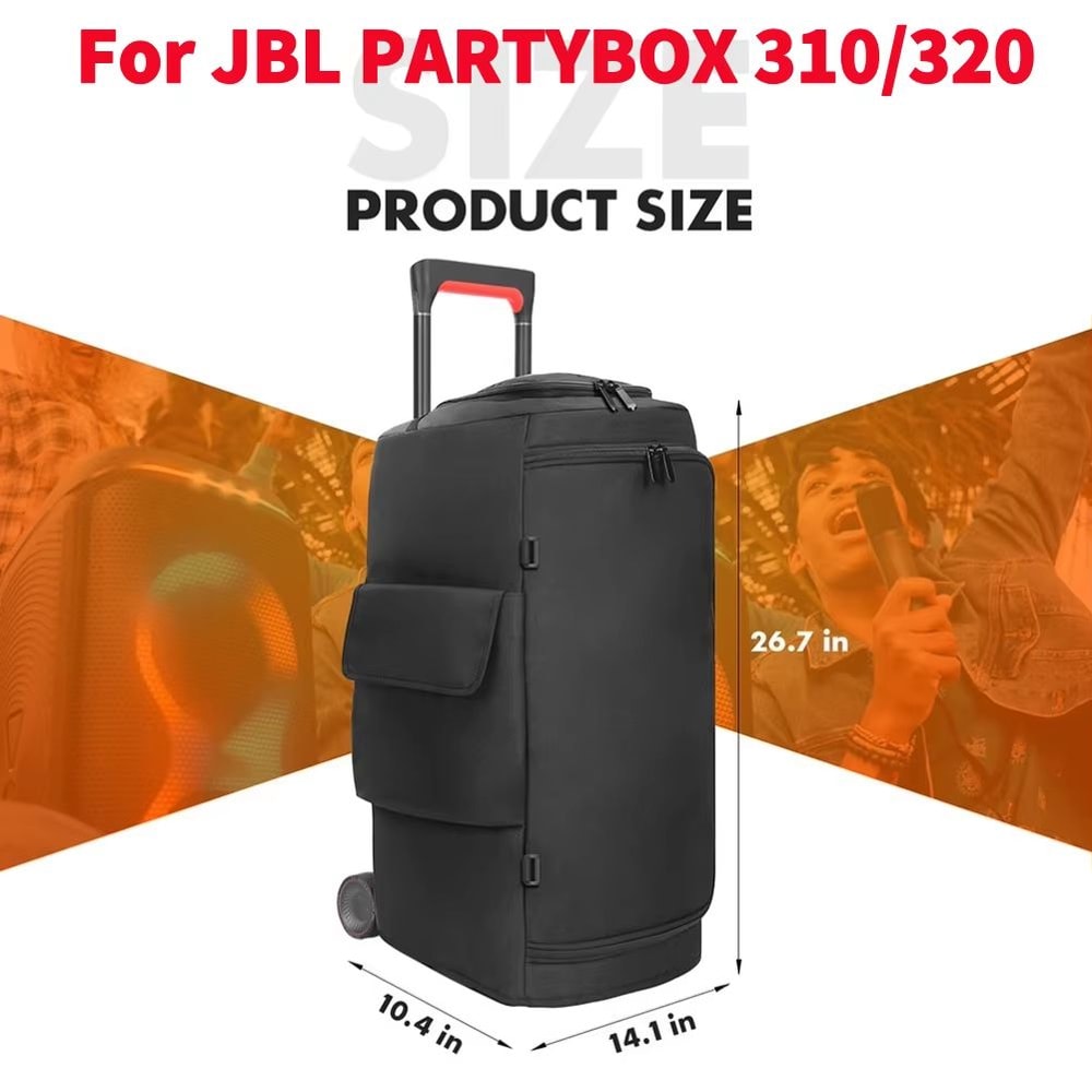 Waterproof Oxford Cloth Carrying Case For JBL PartyBox Portable Speakers 16