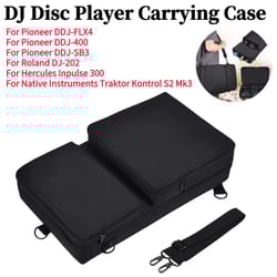 shock proof carrying case with adjustable shoulder strap for pioneer ddj controllers