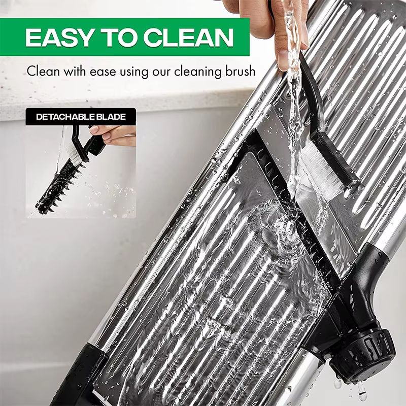 Adjustable Stainless Steel Mandoline Vegetable Slicer For Fast And Precise Food Prep 5