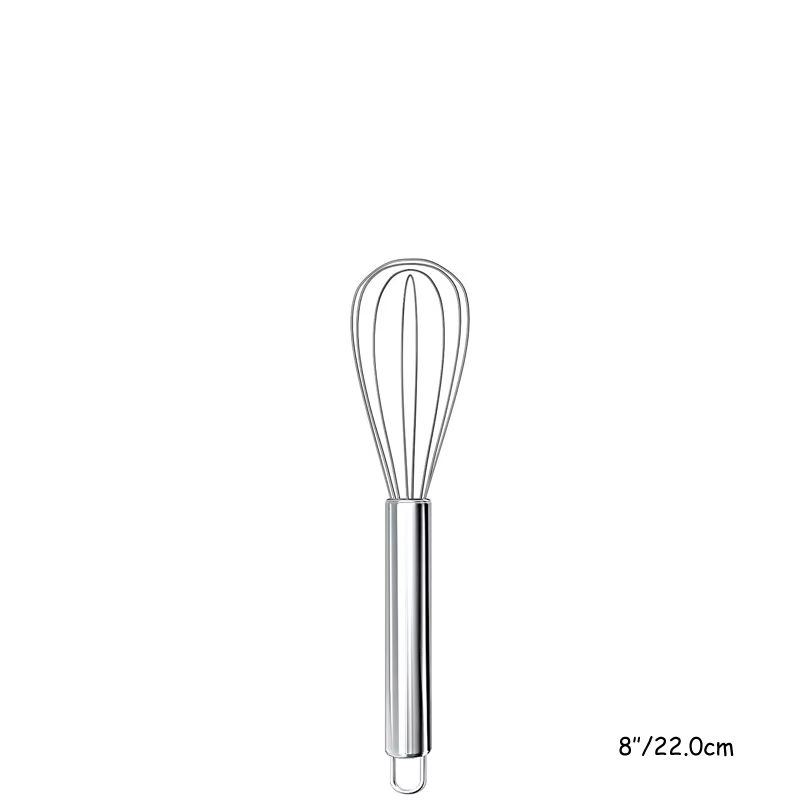 LMETJMA Stainless Steel Balloon Egg Whisk For Smooth Mixing And Baking Prep 8