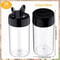 LMETJMA Clear Plastic Spice Jar With Shaker Lid For Kitchen Seasoning Storage 1