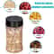 LMETJMA Clear Plastic Spice Jar With Shaker Lid For Kitchen Seasoning Storage 3