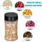 LMETJMA Clear Plastic Spice Jar With Shaker Lid For Kitchen Seasoning Storage 3