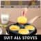LMETJMA Nonstick 4 Cup Egg And Pancake Frying Pan For Gas And Induction Stoves 2