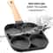 LMETJMA Nonstick 4 Cup Egg And Pancake Frying Pan For Gas And Induction Stoves 3