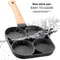 LMETJMA Nonstick 4 Cup Egg And Pancake Frying Pan For Gas And Induction Stoves 3