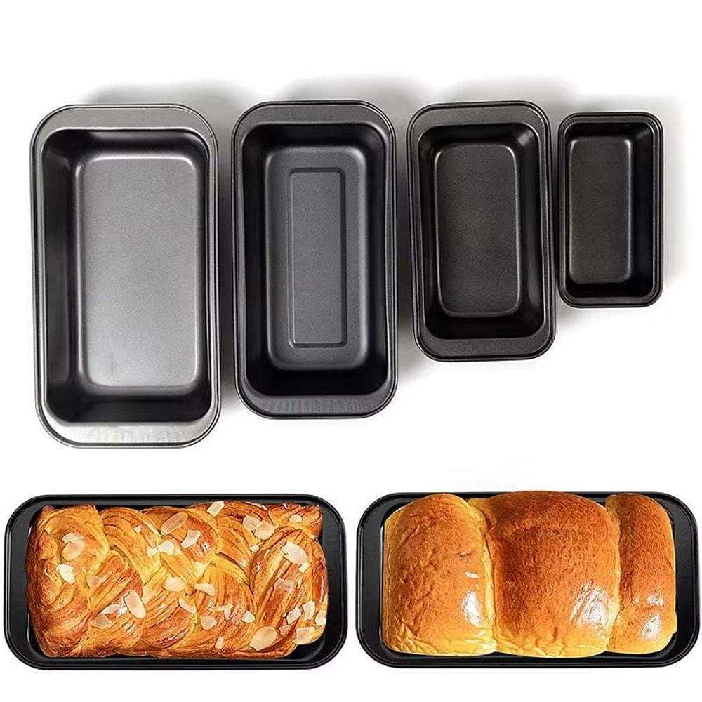 LMETJMA Nonstick Carbon Steel Bread Loaf Pan For Even Baking And Easy Release 0