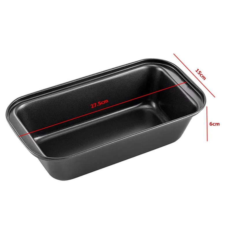 LMETJMA Nonstick Carbon Steel Bread Loaf Pan For Even Baking And Easy Release 9