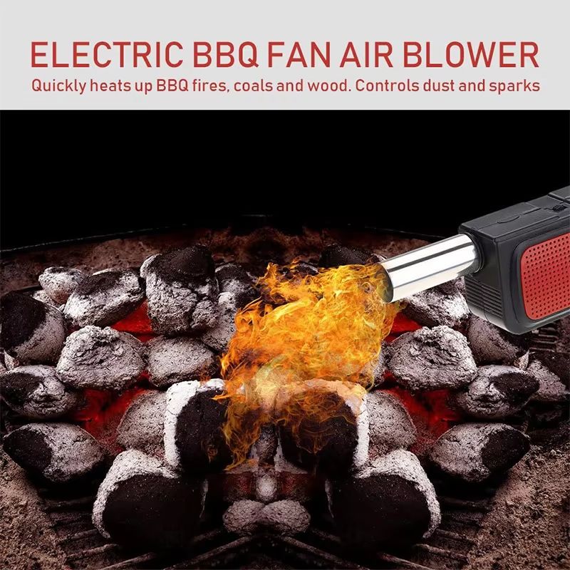 LMETJMA Portable Electric BBQ Air Blower For Faster Charcoal Ignition 2