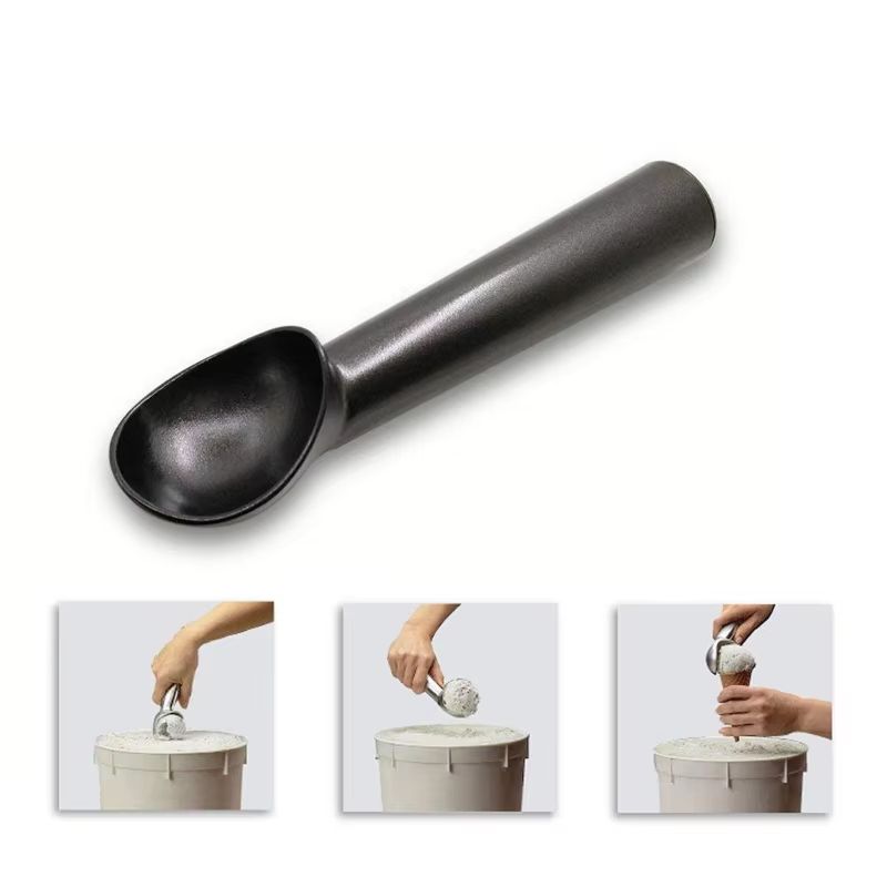 LMETJMA Nonstick Aluminum Ice Cream Scoop For Smooth And Effortless Serving 3