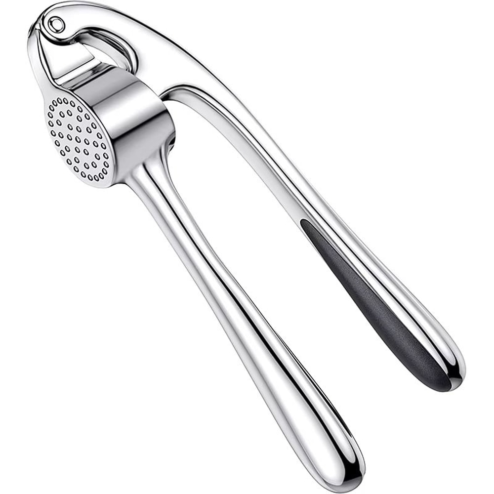 LMETJMA Premium Stainless Steel Garlic Press For Easy Mincing And Crushing 0