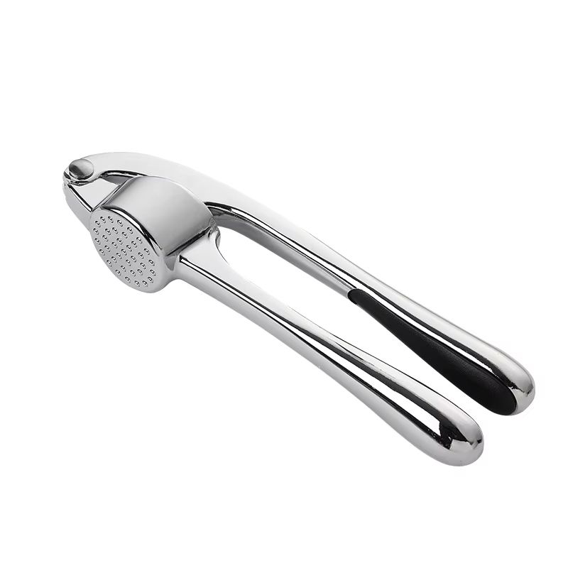 LMETJMA Premium Stainless Steel Garlic Press For Easy Mincing And Crushing 7