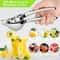 LMETJMA Premium Zinc Alloy Lemon Squeezer Manual Citrus Juicer 3