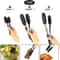 Silicone Tip Stainless Steel Locking Kitchen BBQ Tongs In Multiple Sizes 2