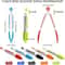 Silicone Tip Stainless Steel Locking Kitchen BBQ Tongs In Multiple Sizes 4